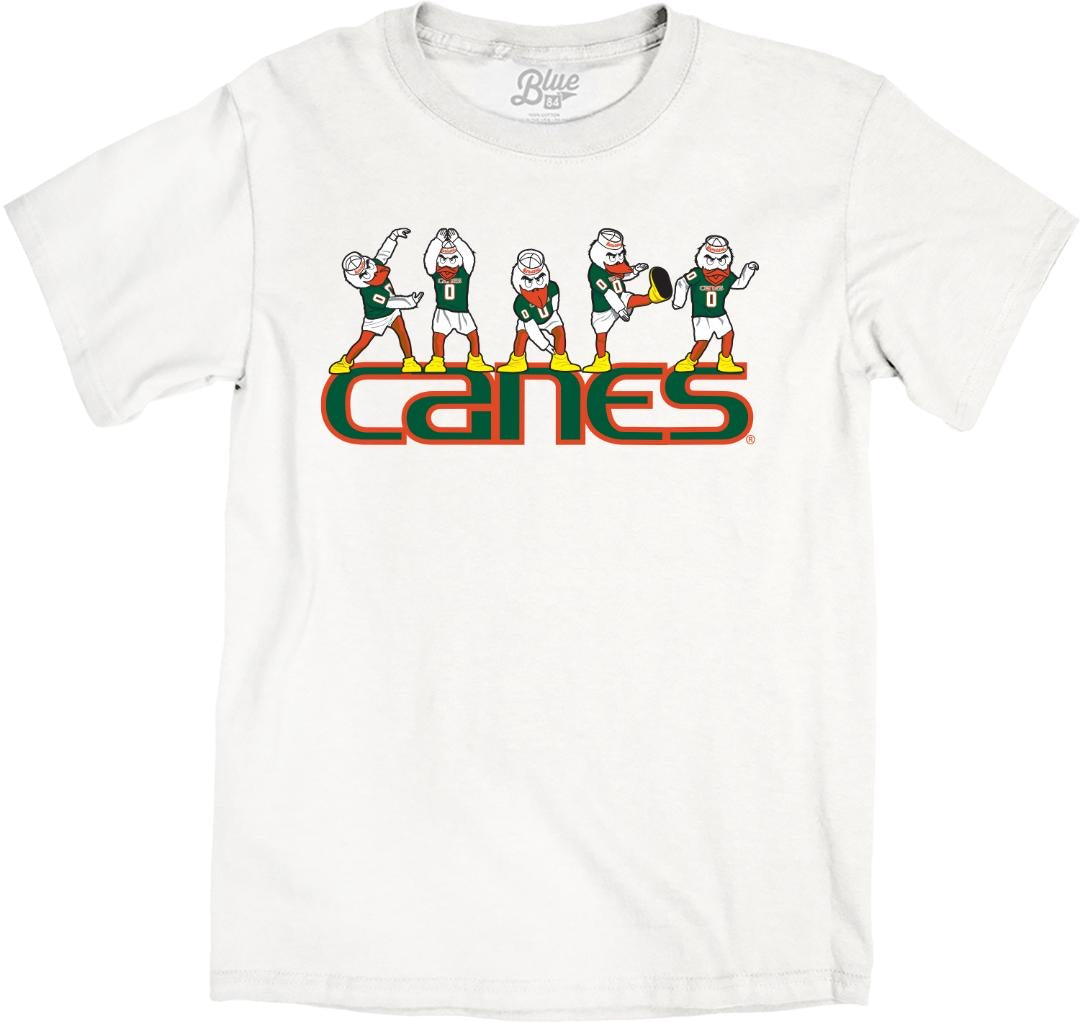 Miami Hurricanes Sebastian CANES T-Shirt - White