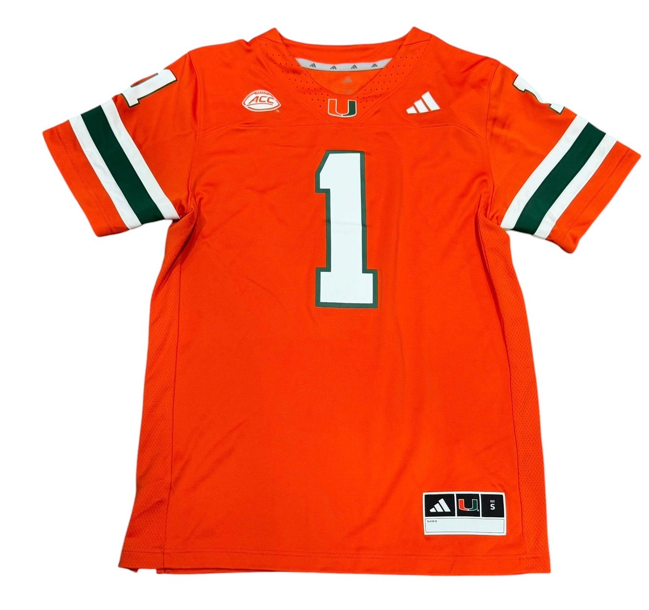 Miami Hurricanes Malachi Toney Premier Jersey #1 - Orange