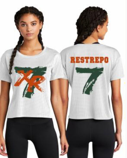 Xavier Restrepo XR7 Women’s Crop Top T-Shirt - White