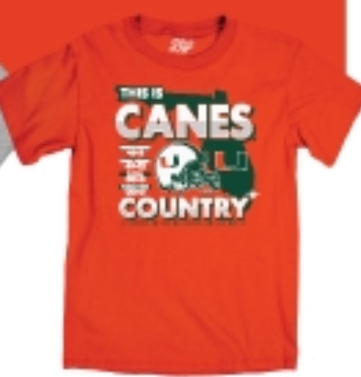 Miami Hurricanes 2025 State Champs T-Shirt - Orange