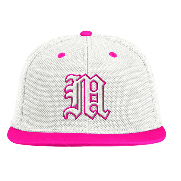 Miami Hurricanes adidas On-Field Baseball hat - White/Pink