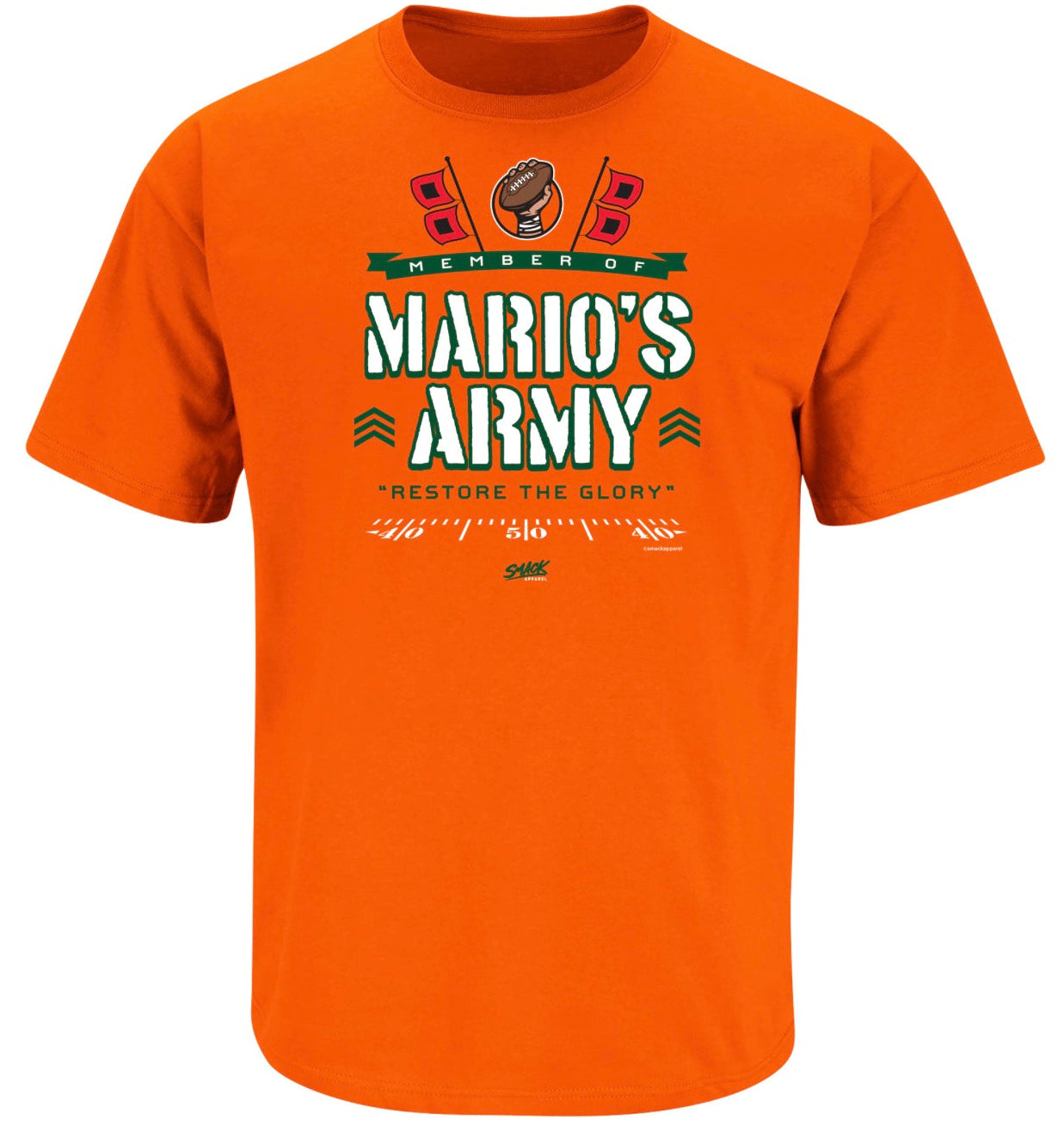 Mario’s Army T-Shirt - Orange