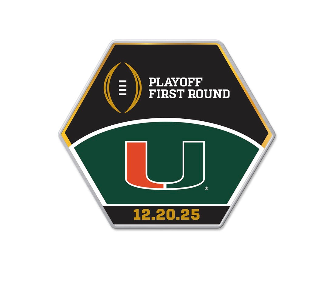Miami Hurricanes CFP Pin