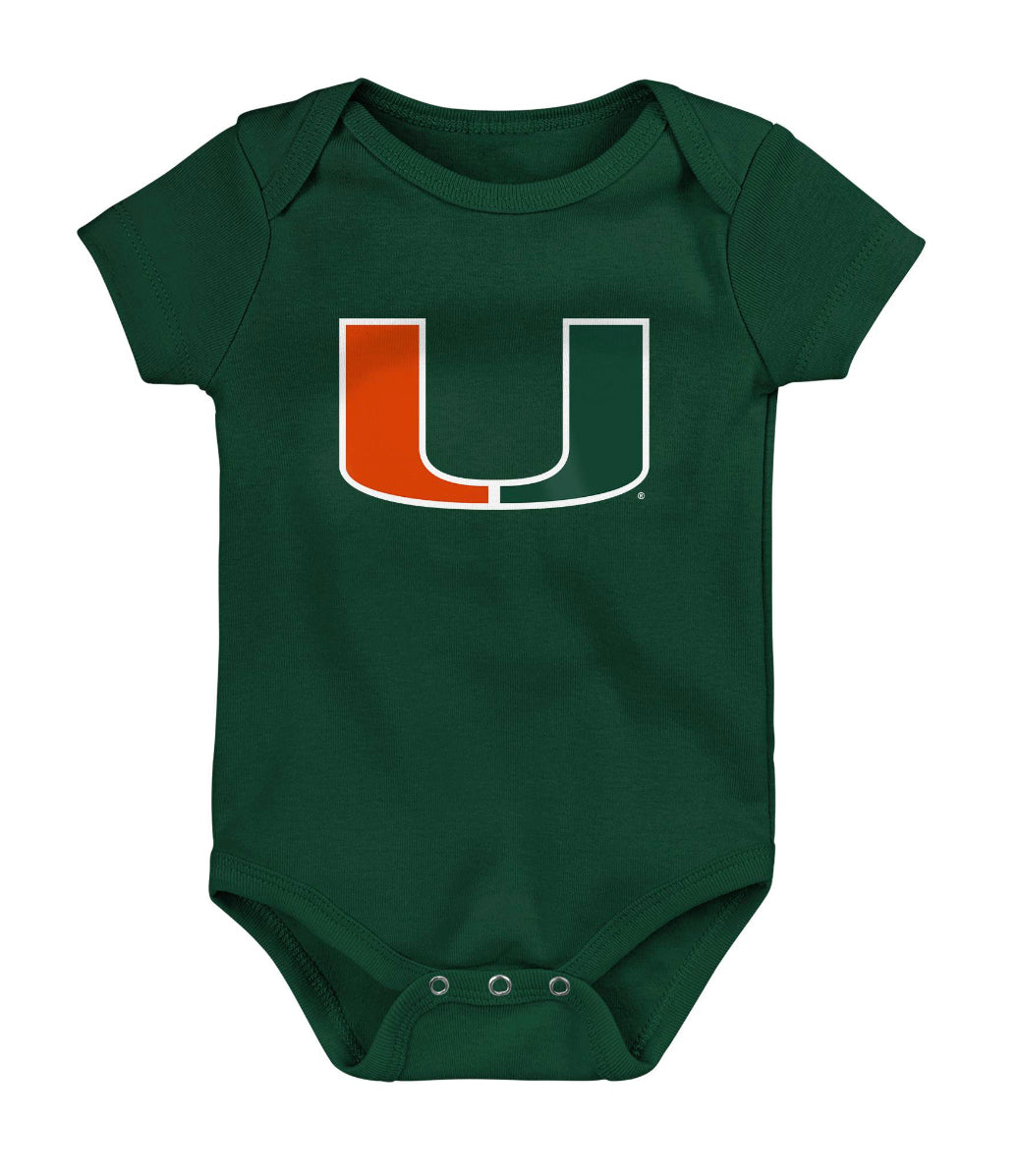 Miami Hurricanes Infant Born to Be Creeper set