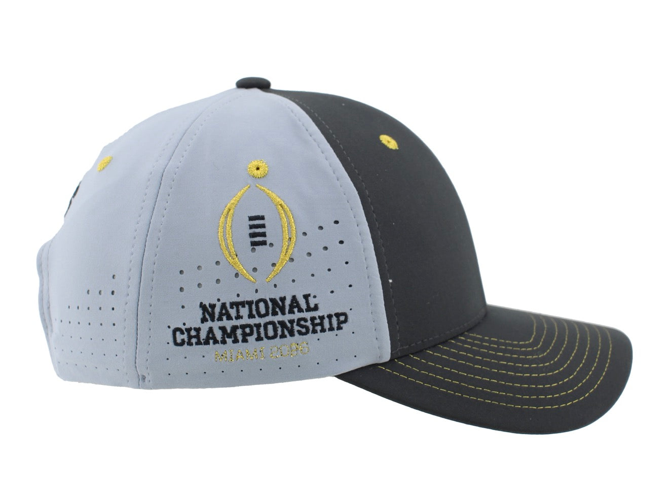Pre-Order Miami Hurricanes Zephyr 2026 CFP National Championship Game Snapback Hat - Black/Gray