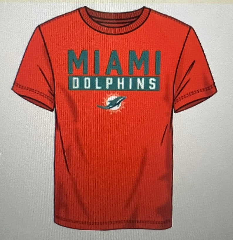 Miami Dolphins NFL Team Apparel T-Shirt - Orange