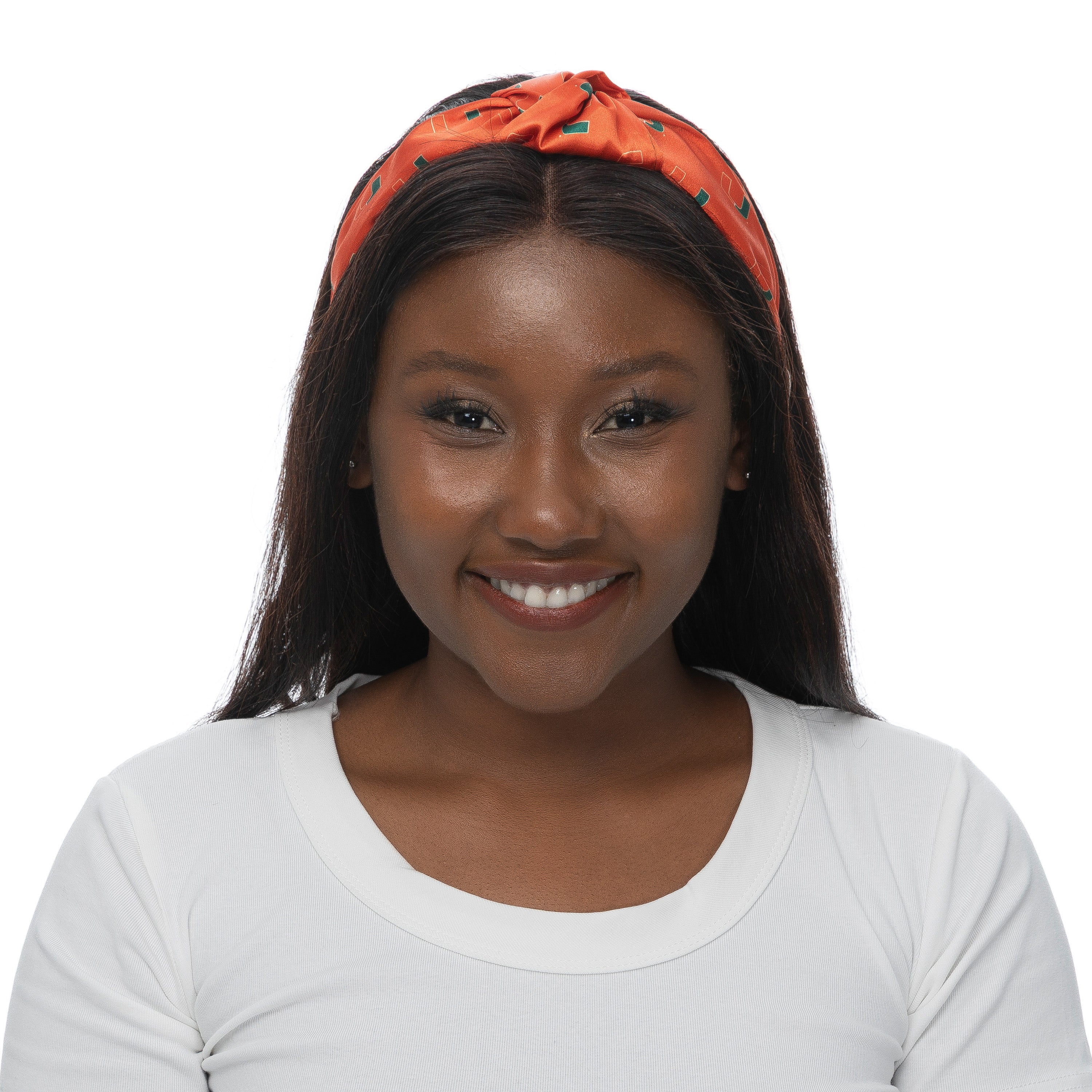 Miami Hurricanes Zoozatz Luxe Headband - Orange