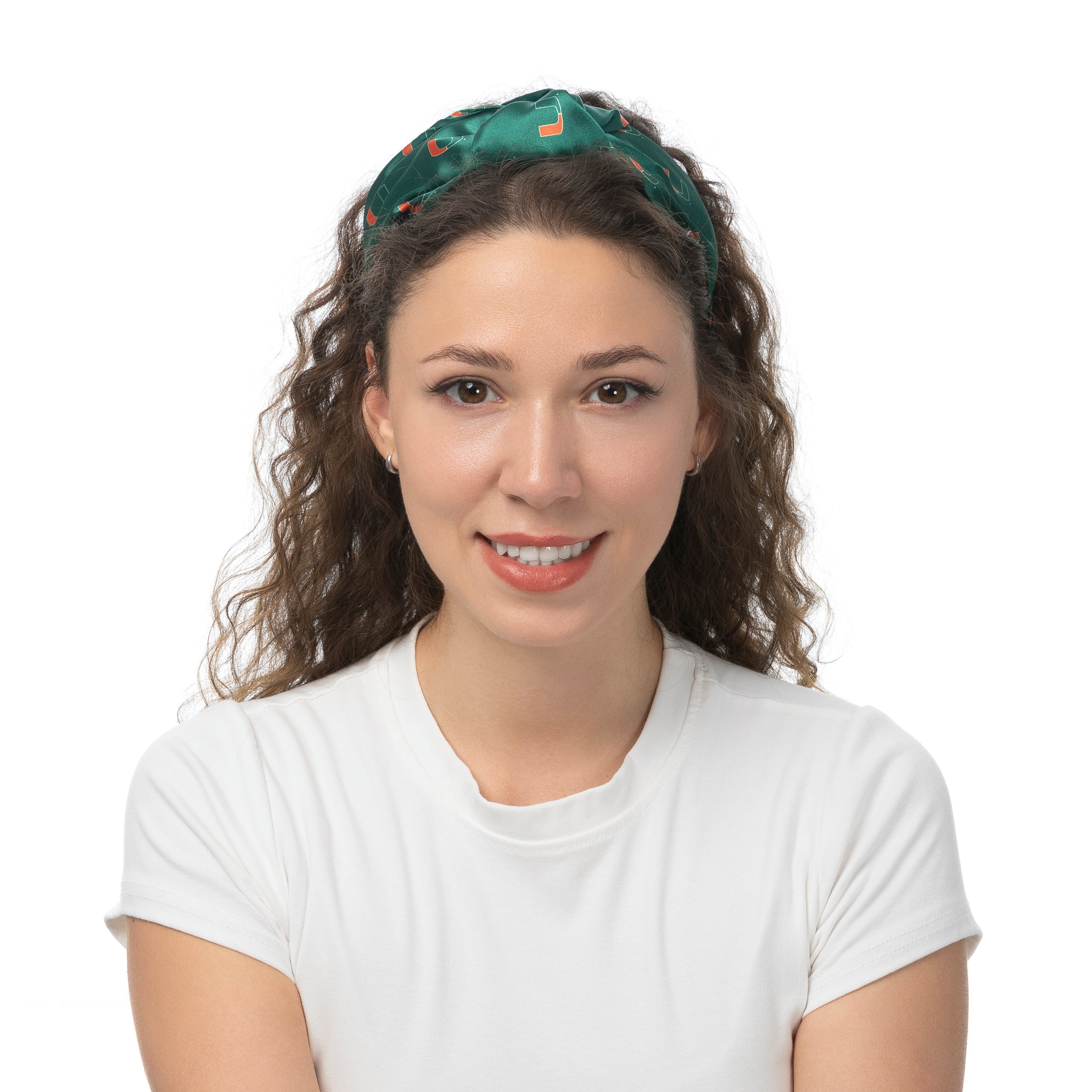 Miami Hurricanes Zoozatz Luxe Headband - Green