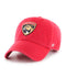 Florida Panthers 47 Brand Primary Logo Clean Up Adjustable Hat - Red