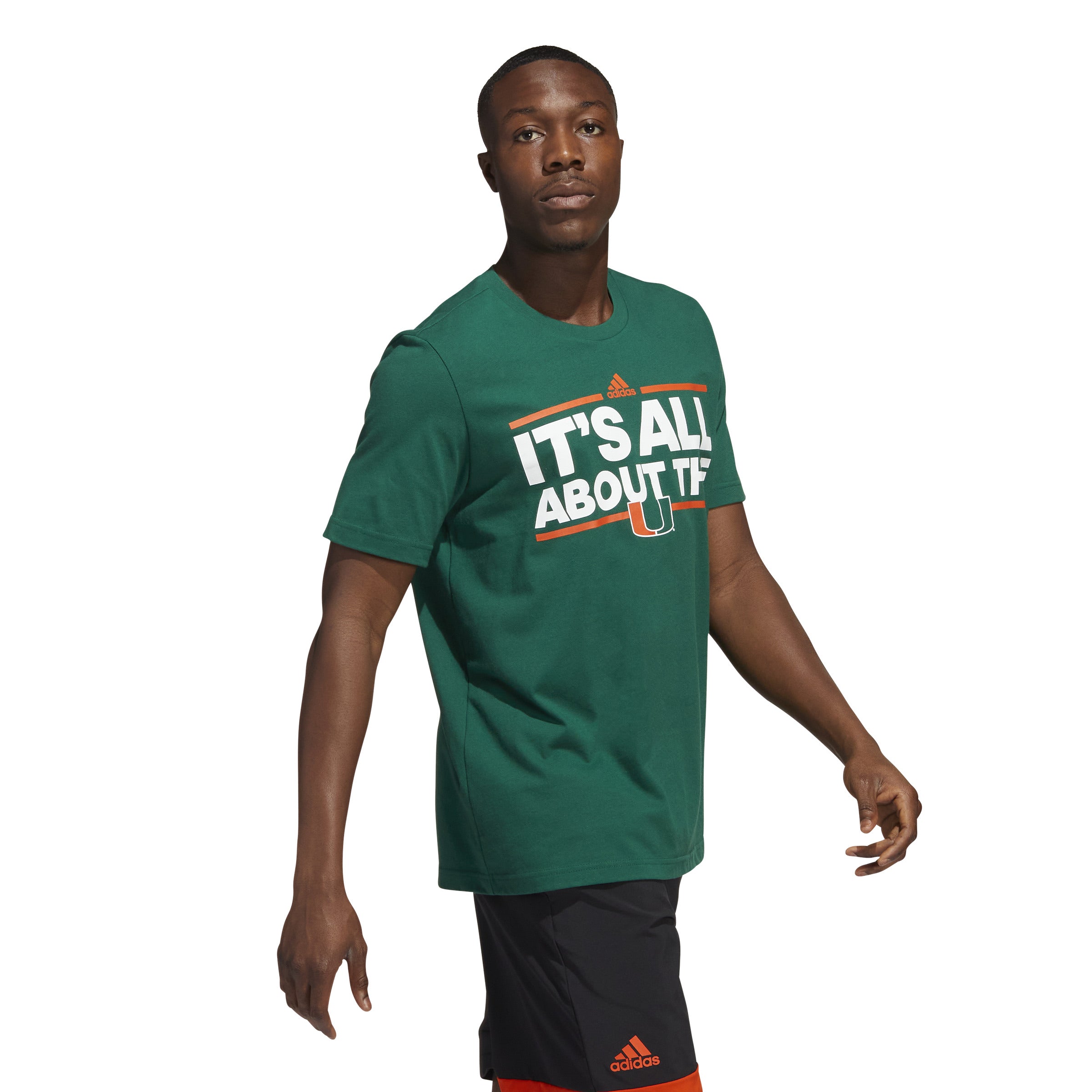 Miami Hurricanes adidas It's All About The U Fresh T-Shirt - Green
