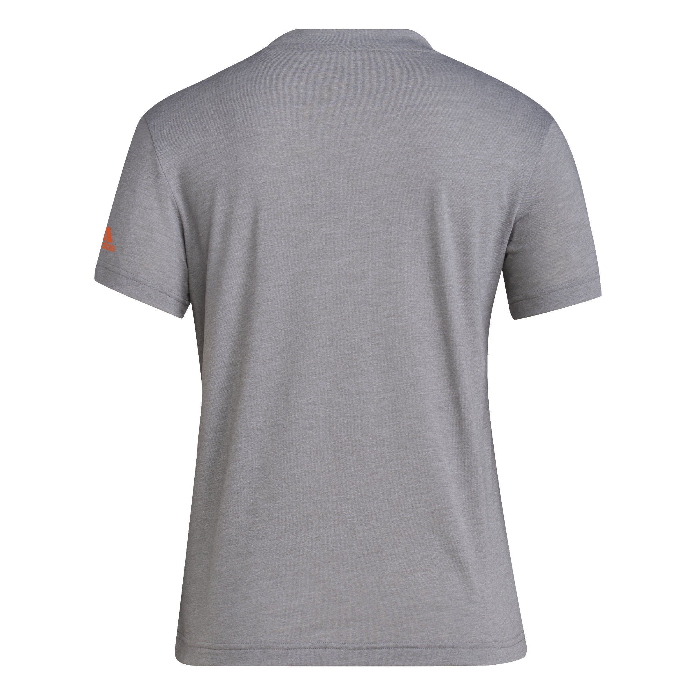 Miami Hurricanes adidas Women's Sebastian Tri-Blend V-Neck T-Shirt - Grey