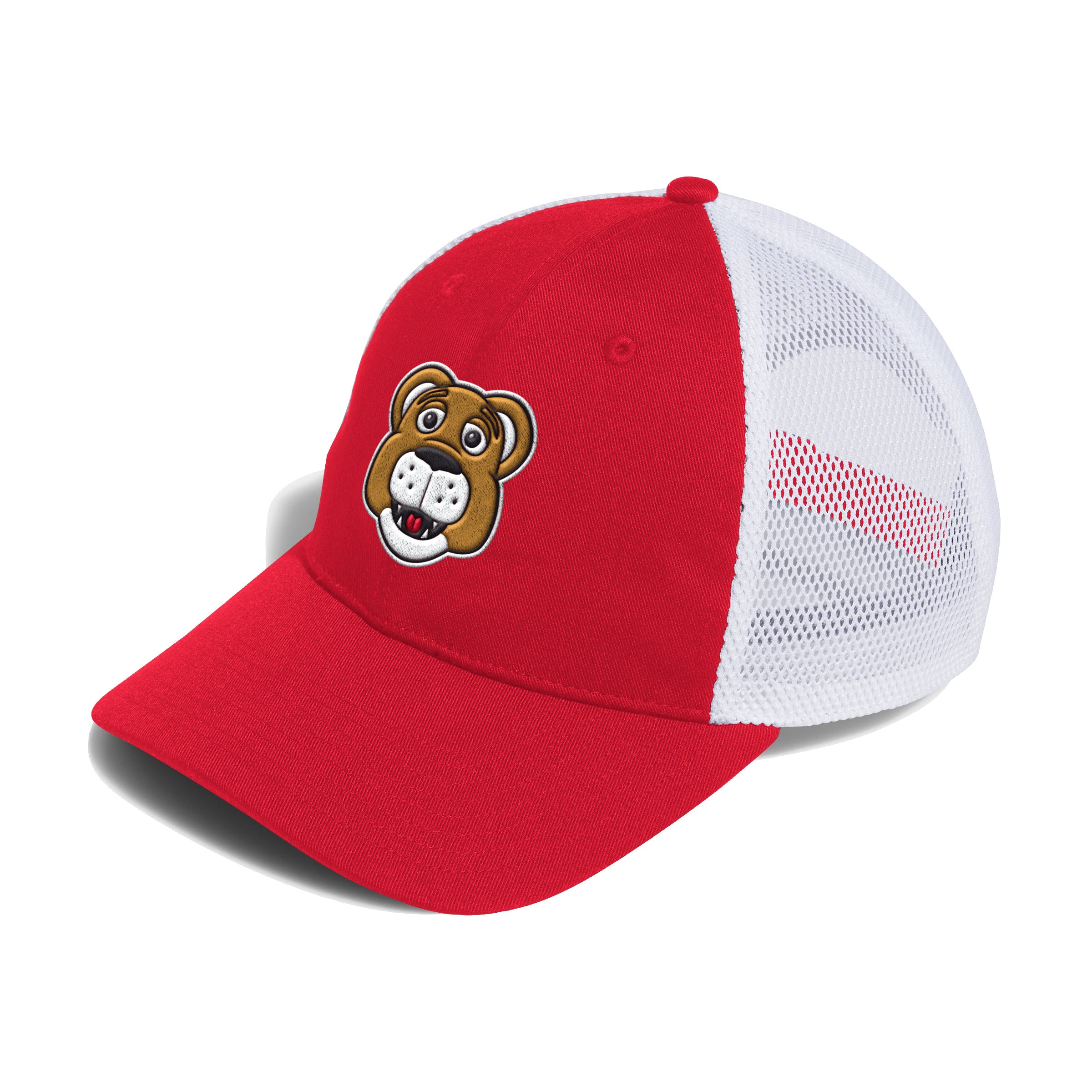 Florida Panthers adidas Stanley C Panther Adjustable Mesh Trucker Hat - Red/White