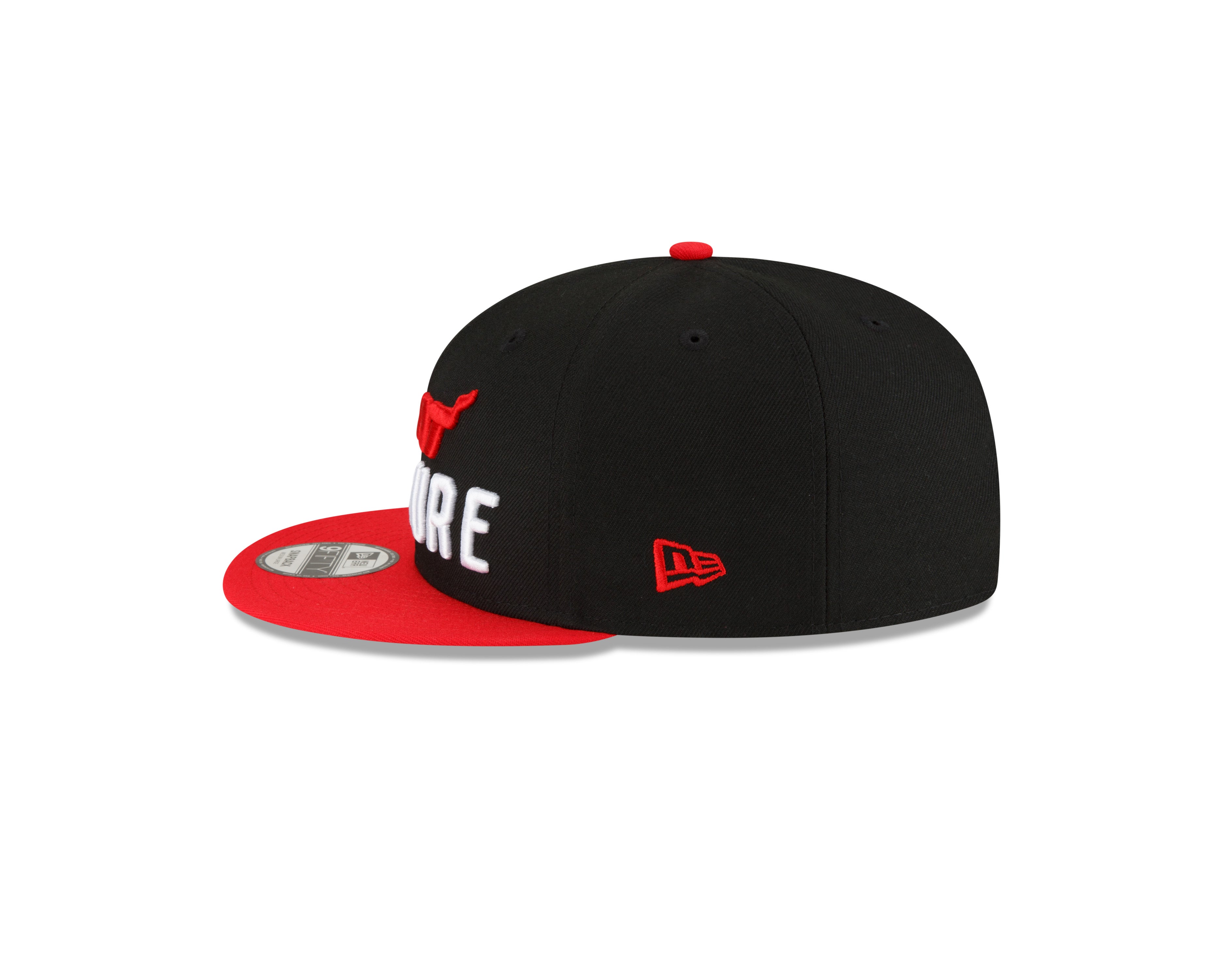 Miami Heat Youth New Era 2023 NBA City Edition 9Fifty Snapback Hat - Black