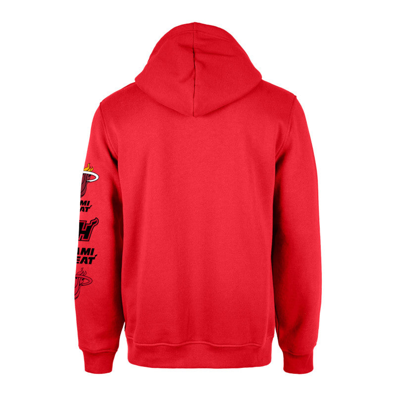 Miami Heat New Era 2023 Heat Culture City Edition Pullover Hoodie - Red