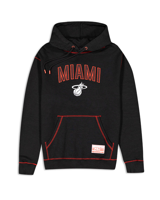 Miami Heat New Era 2023 City Edition Alternate Pullover Hoodie - Black