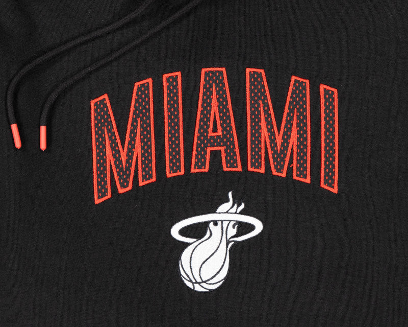 Miami Heat New Era 2023 City Edition Alternate Pullover Hoodie - Black