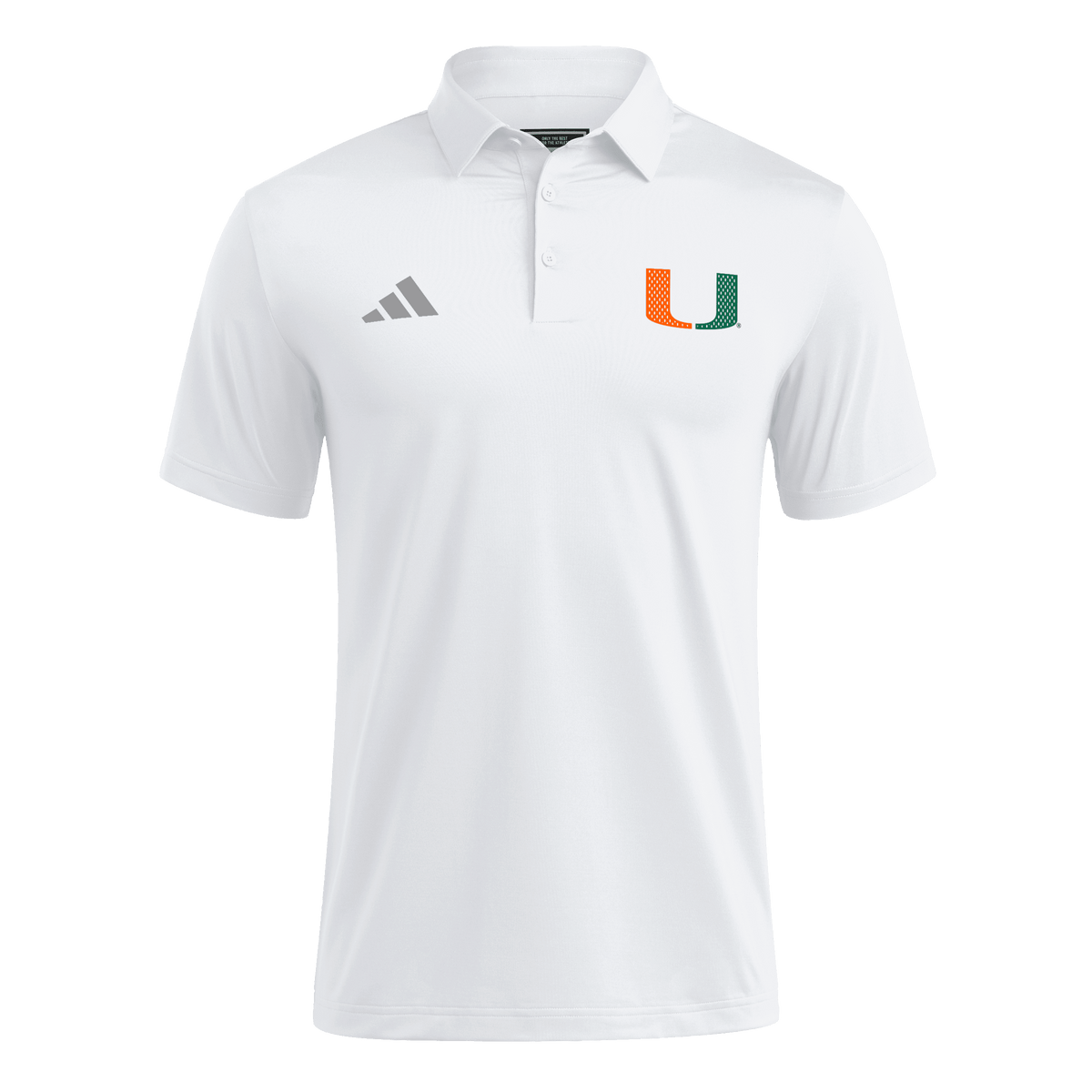 Miami Hurricanes adidas 2026 Ultimate 365 Sideline Polo - White