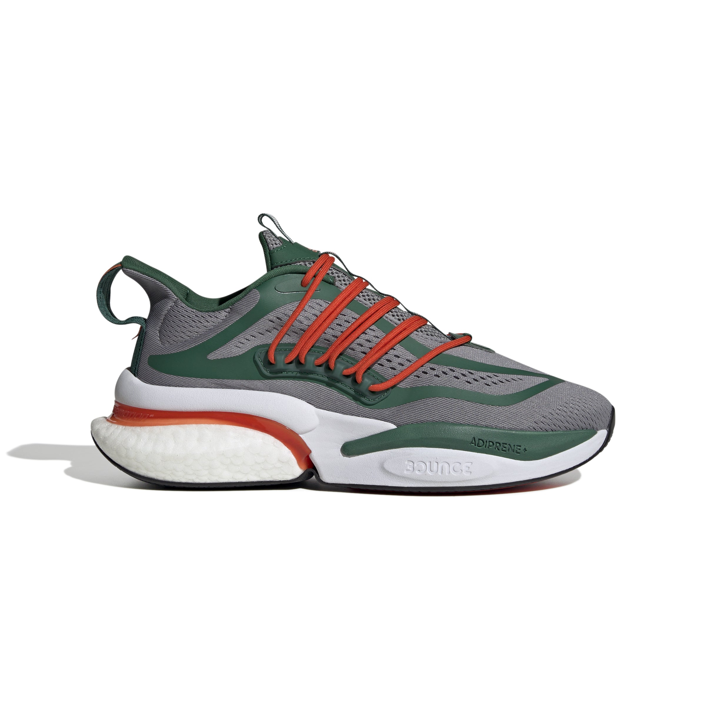 Miami Hurricanes Alphaboost v1 Shoes - Grey