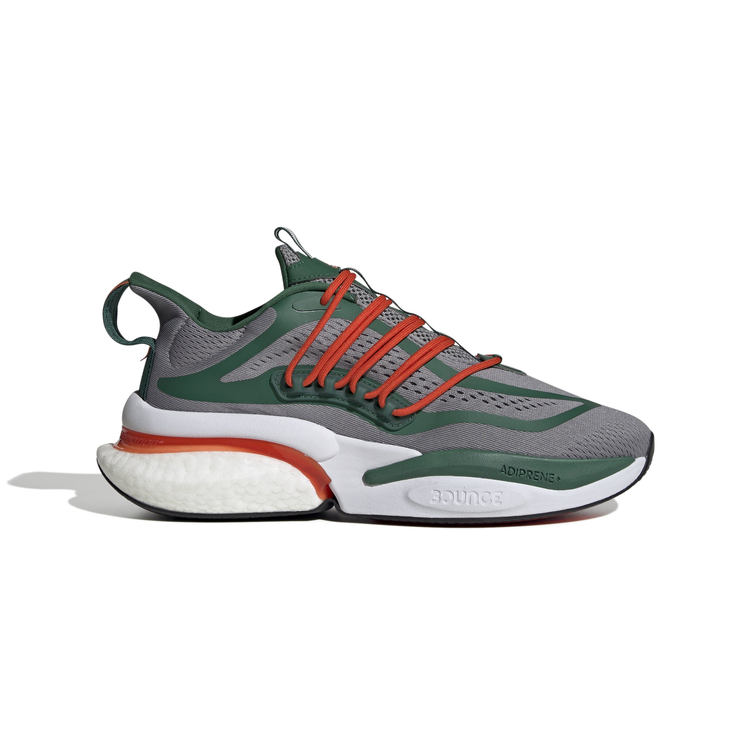 Miami Hurricanes AlphaBoost V1 Shoes - Grey 18 Miami Hurricanes AlphaBoost V1 Shoes - Grey 18