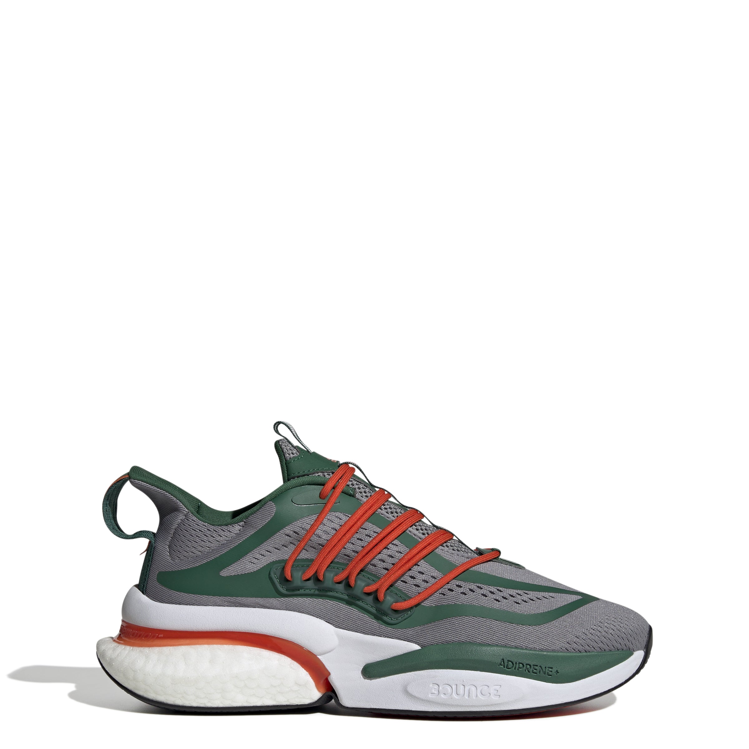 Miami Hurricanes Alphaboost v1 Shoes - Grey