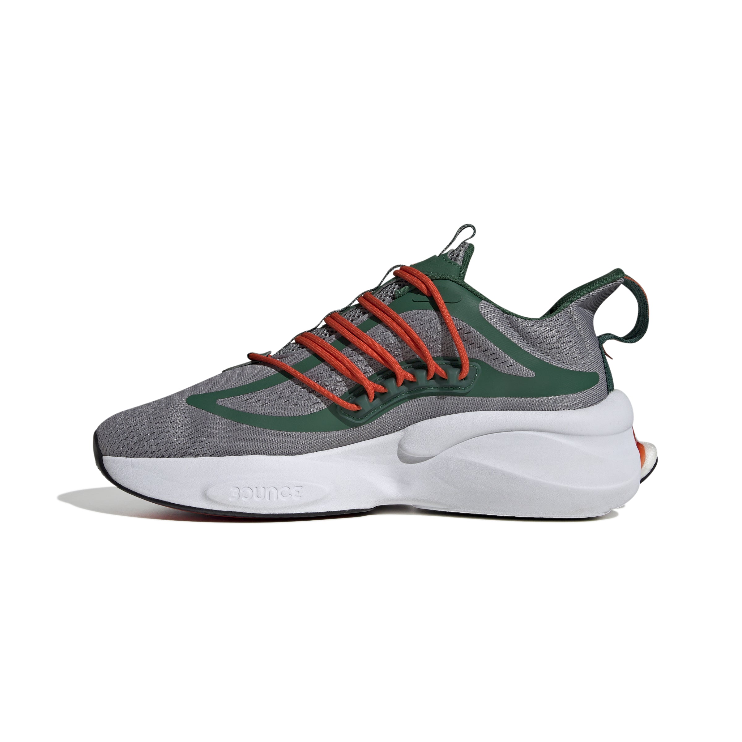 Miami Hurricanes Alphaboost v1 Shoes - Grey