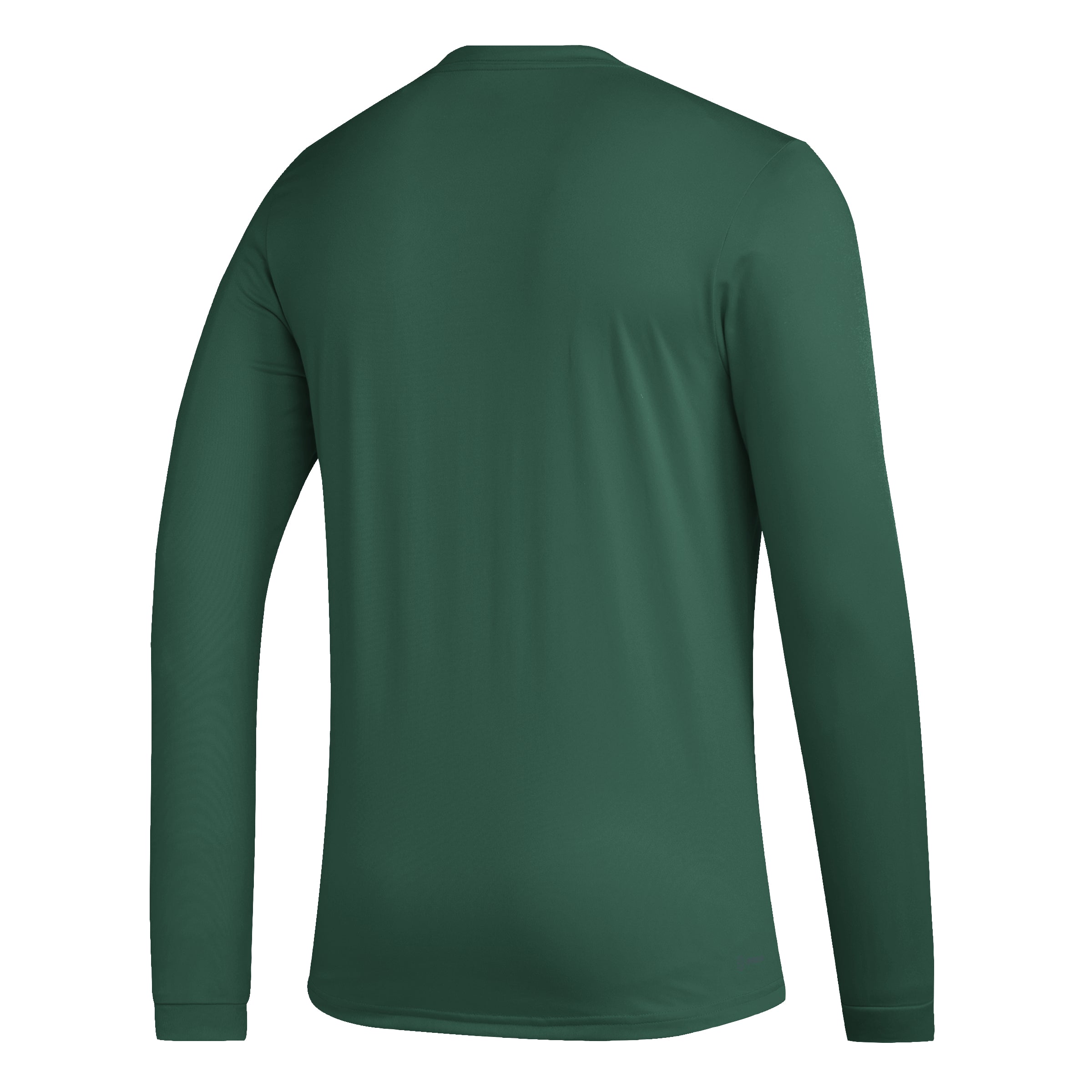 Miami Hurricanes adidas Aeroready Pregame L/S T-Shirt - Green