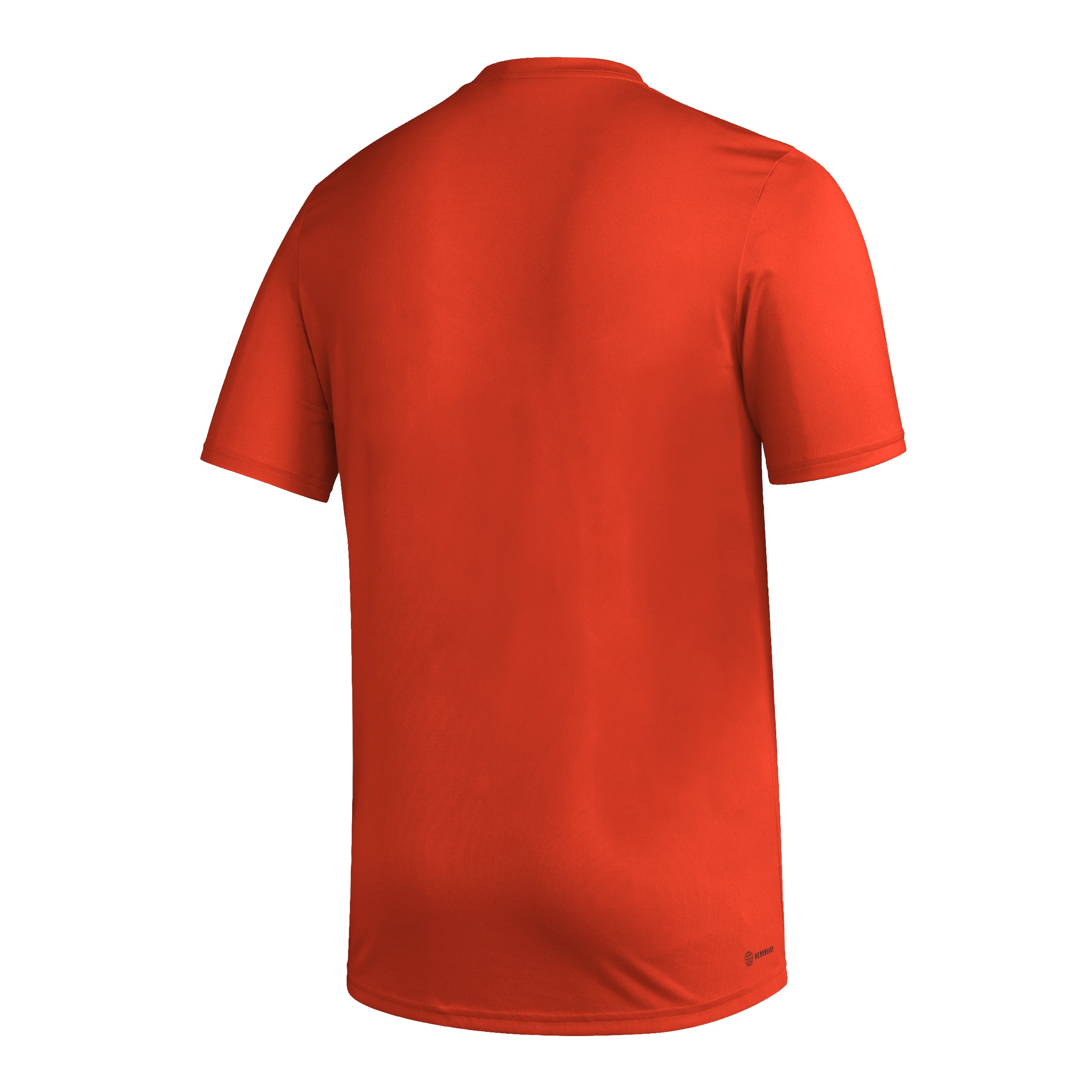 Miami Hurricanes 2023 adidas Aeroready Pregame Issued By T-Shirt - Orange