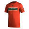 Miami Hurricanes 2023 adidas Locker Slogan Aeroready Pregame T-Shirt - Orange