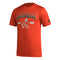 Miami Hurricanes adidas Mighty Mascot Pregame Aeroready T-Shirt - Orange