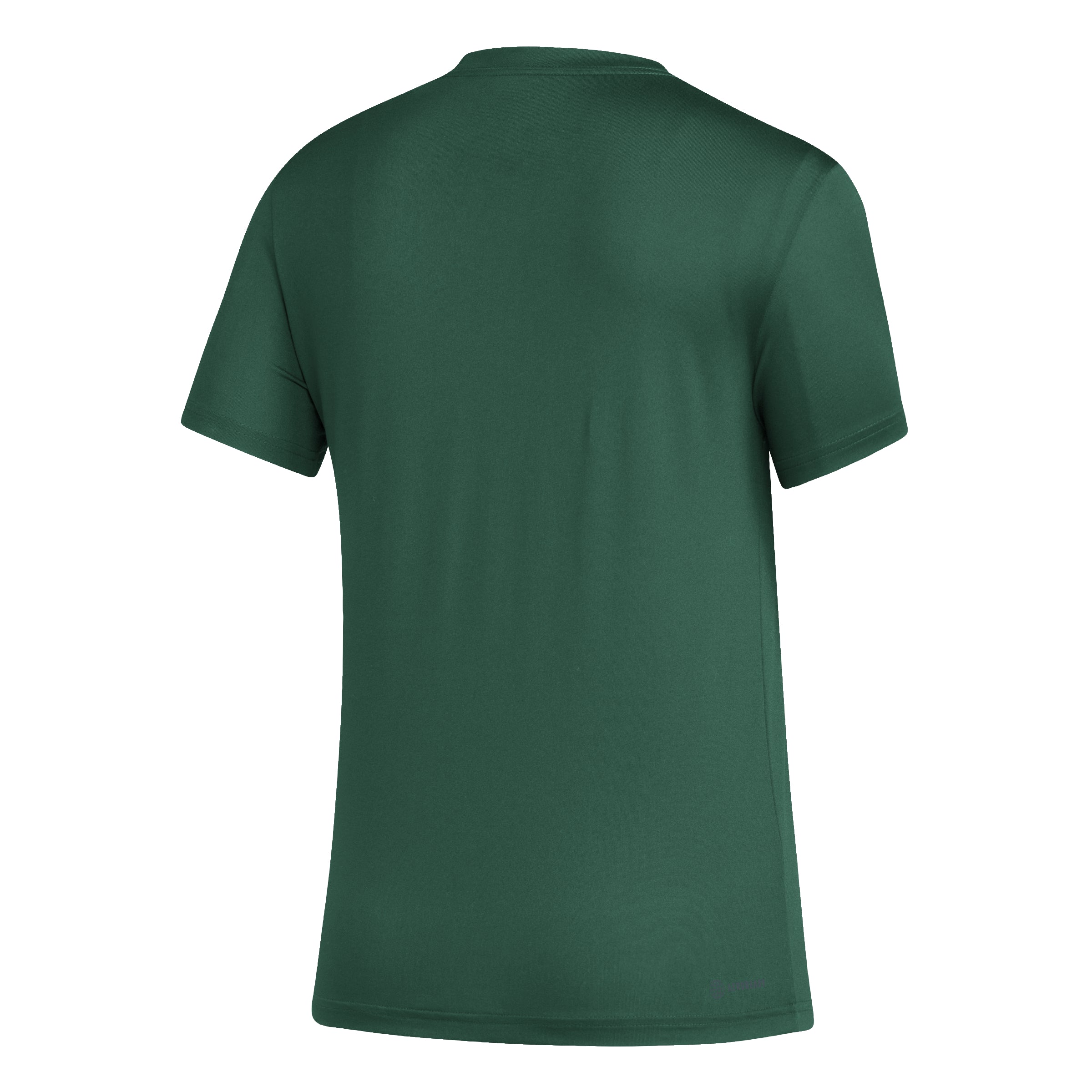 Miami Hurricanes adidas Women's Locker Slogan Aeroready Pregame T-Shirt - Green