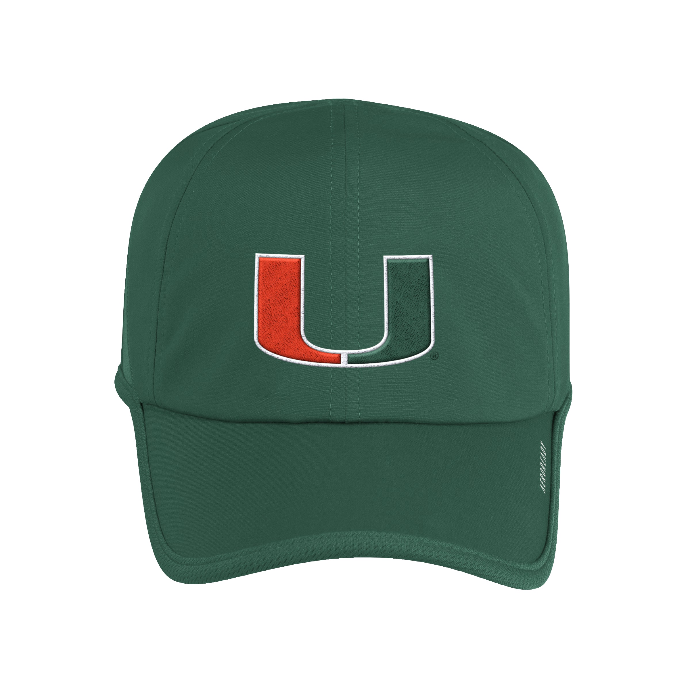 Miami Hurricanes adidas Superlite Adjustable Hat - Green