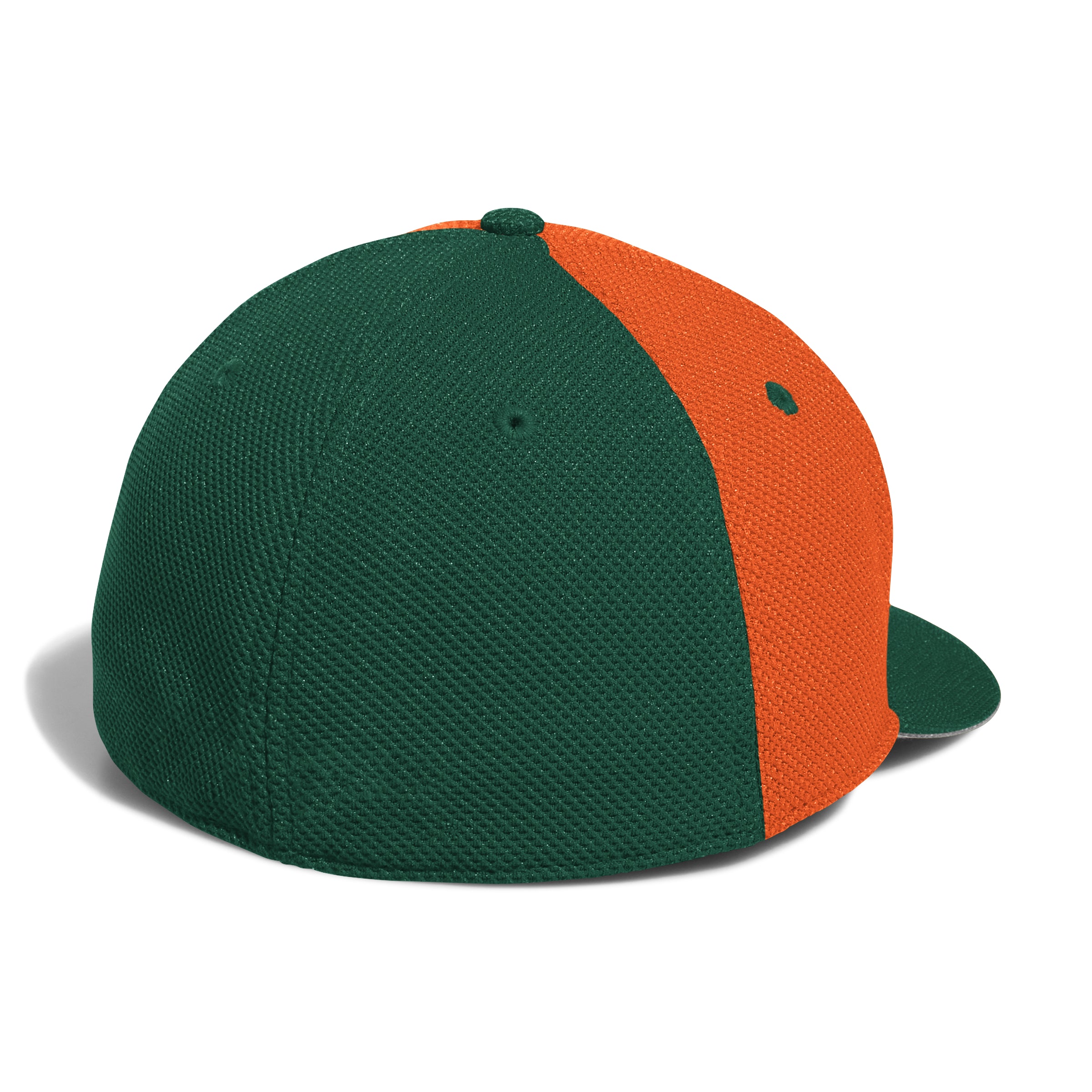 Miami Hurricanes adidas On Field Old English M Mesh Baseball Cap - Tri-Color