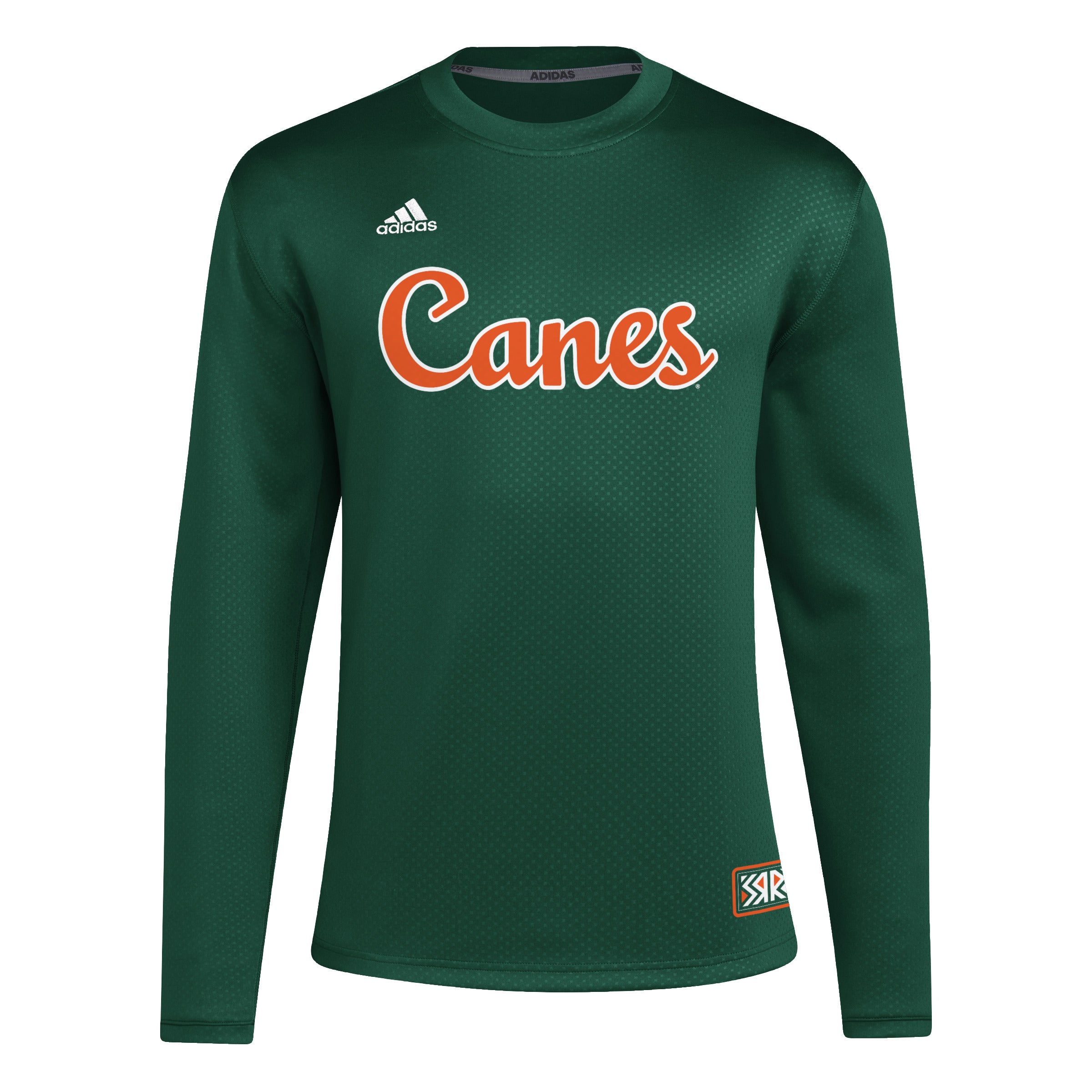 Miami Hurricanes adidas Icon Reverse Retro Pullover Baseball Jacket - Green