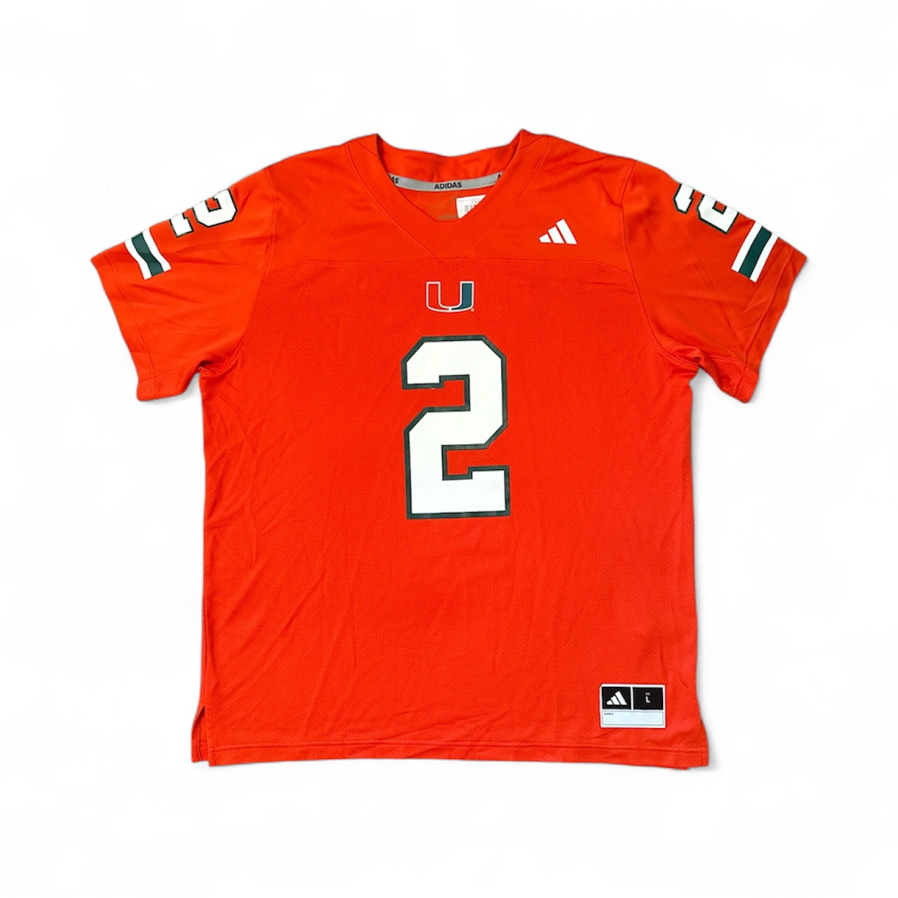 Miami Hurricanes adidas Kenny Calhoun #2 Football Jersey - Orange