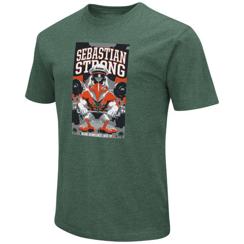 Miami Hurricanes Sebastian Strong T-Shirt - Green