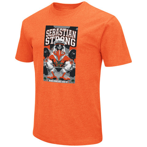 Miami Hurricanes Sebastian Strong T-Shirt - Orange
