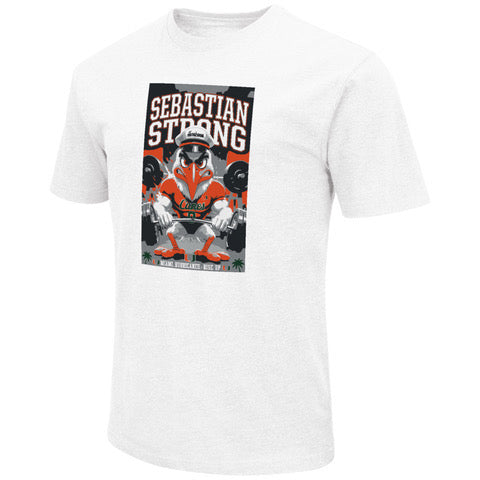 Miami Hurricanes Sebastian Strong T-Shirt - White