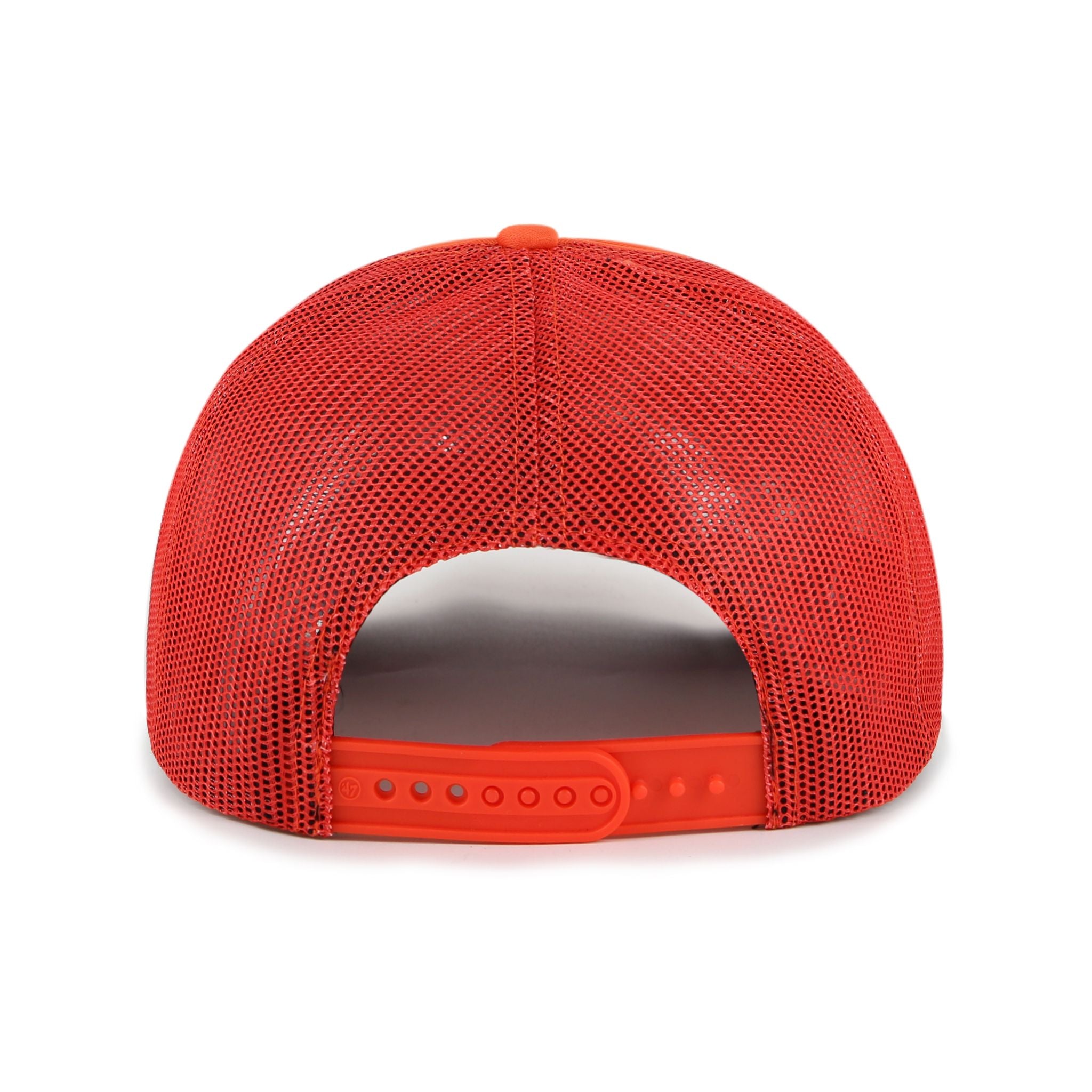 Miami Hurricanes 47 Brand Vintage Retro Region Foam Trucker Hat - Orange