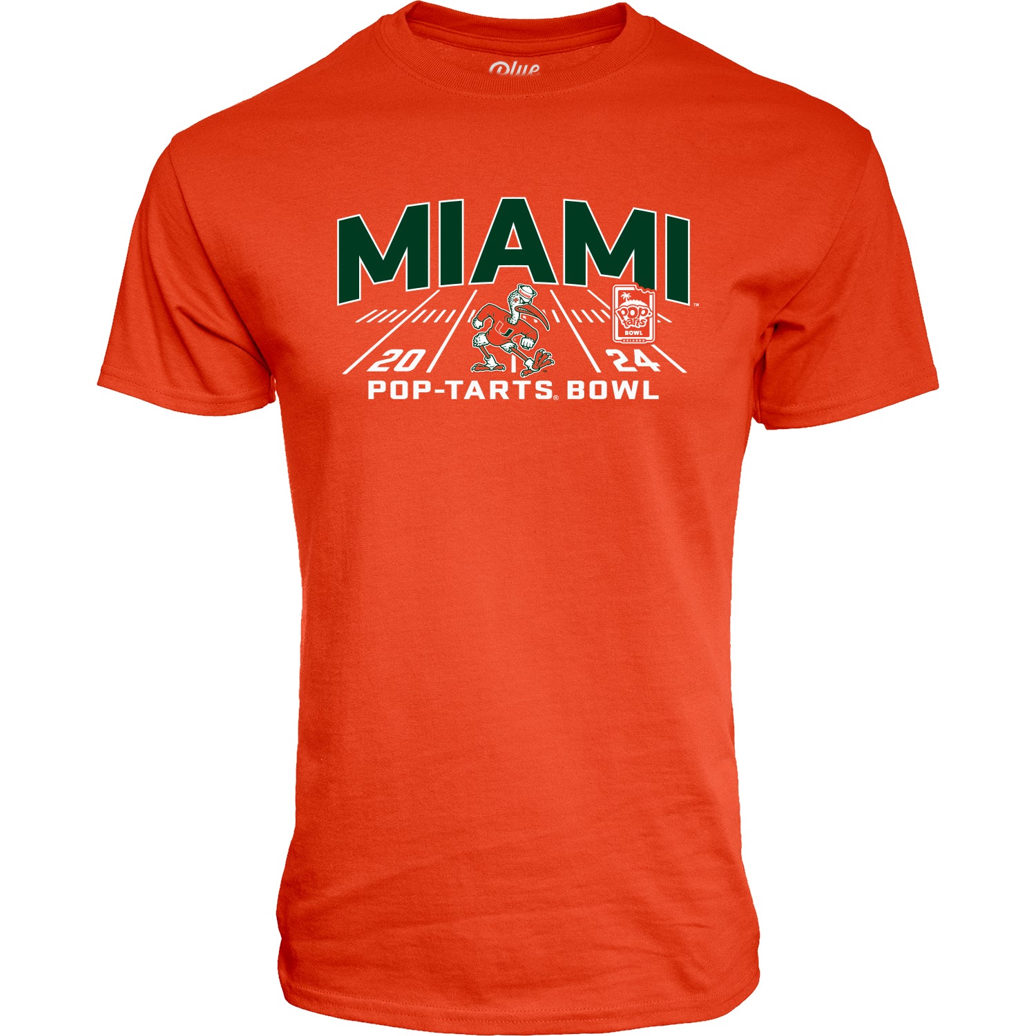 Miami Hurricanes 2024 Pop-Tarts Bowl T-Shirt - Orange