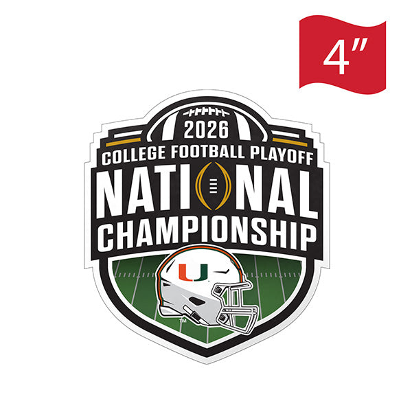 Pre-Order Miami Hurricanes CFP National Championship Game  Car Magnet - 4”