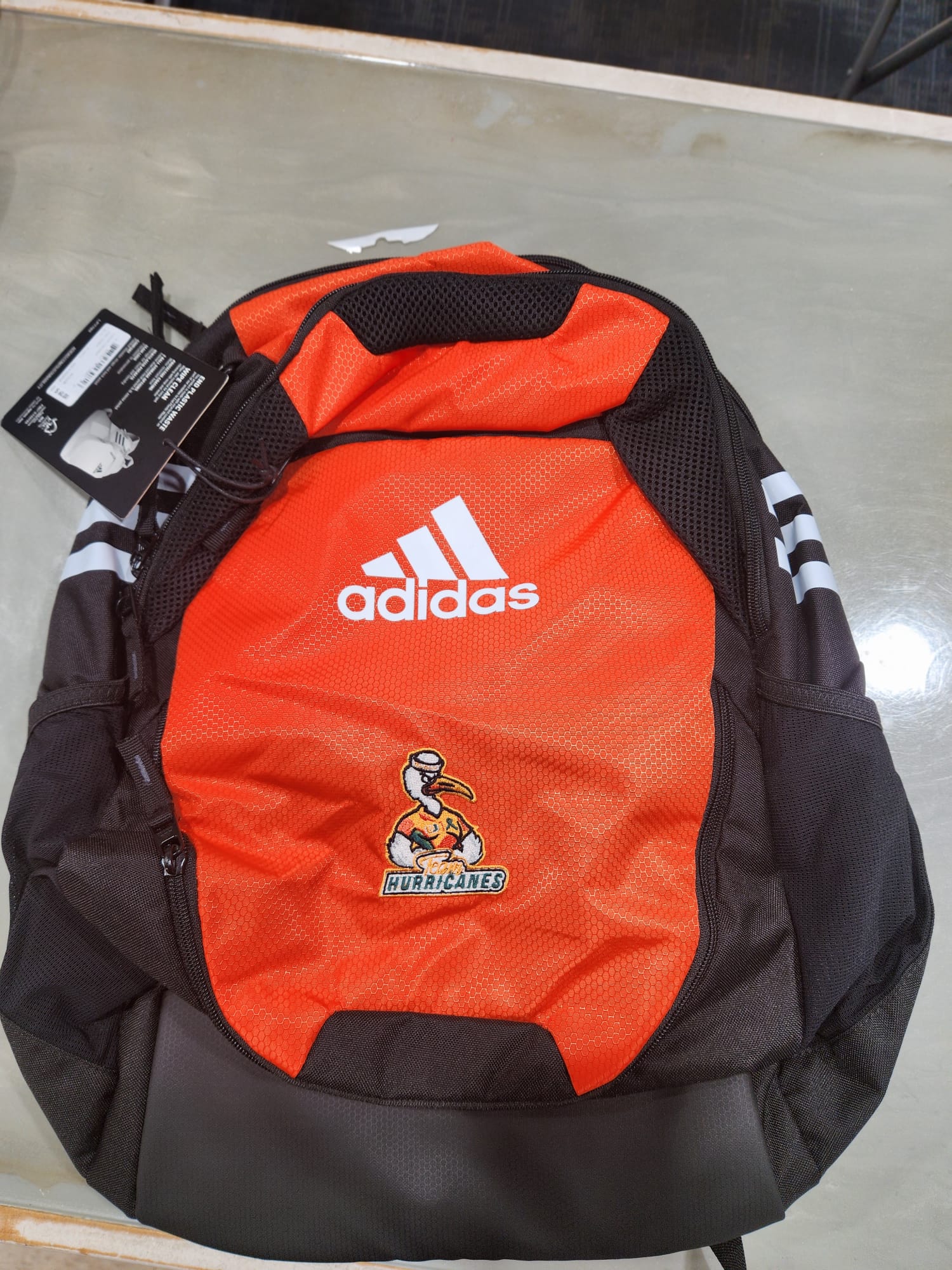 Team Hurricanes DCC adidas Backpack - Orange