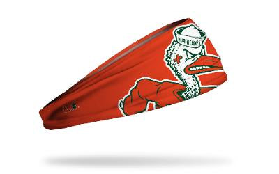 Miami Hurricanes Headband Sebastian Ibis - Orange