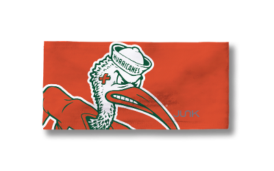 Miami Hurricanes Headband Sebastian Ibis - Orange