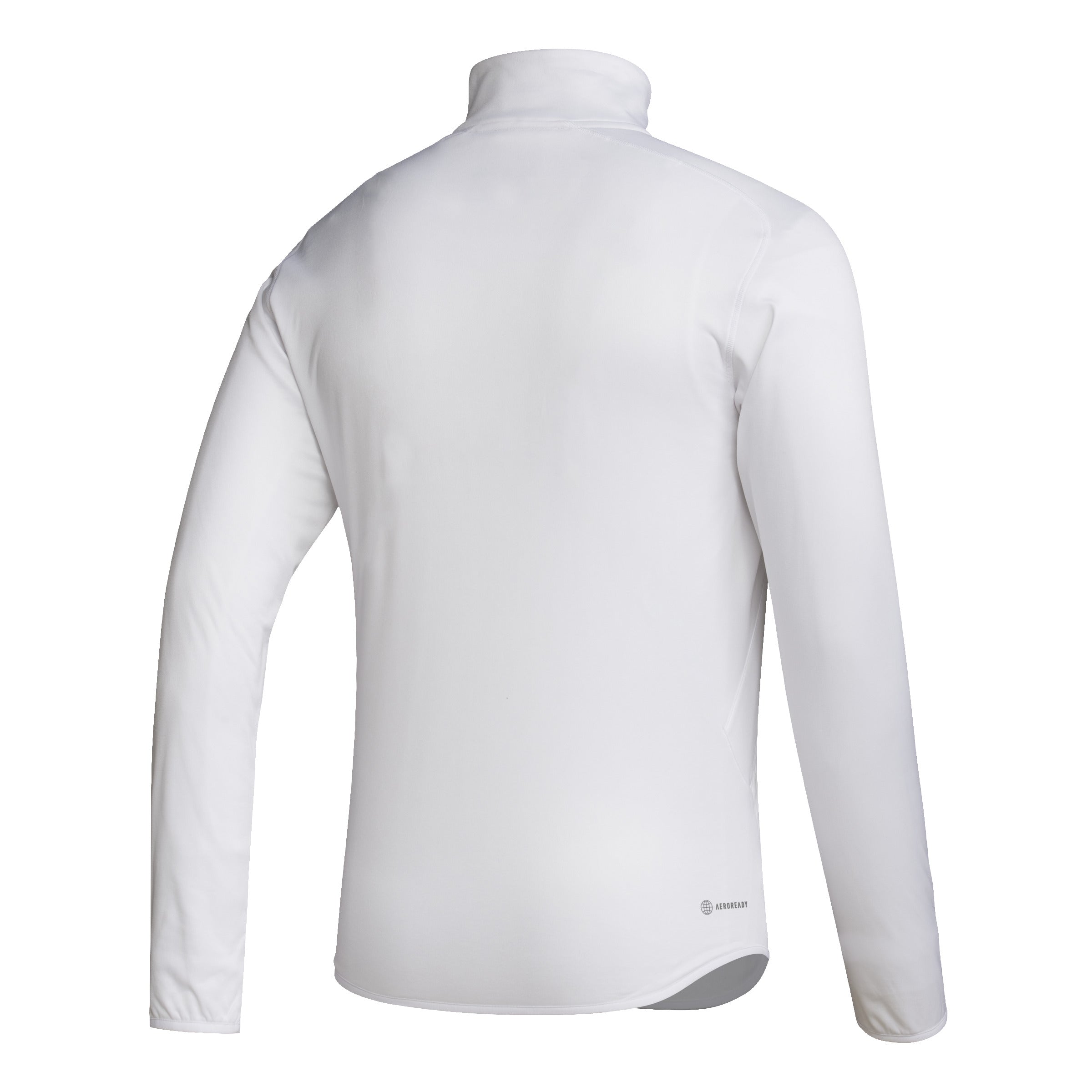 Miami Hurricanes adidas 2023 Sideline AEROREADY Half-Zip Top - White