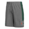 Miami Hurricanes 2023 adidas 9 Inch Woven Aeroready Shorts - Grey