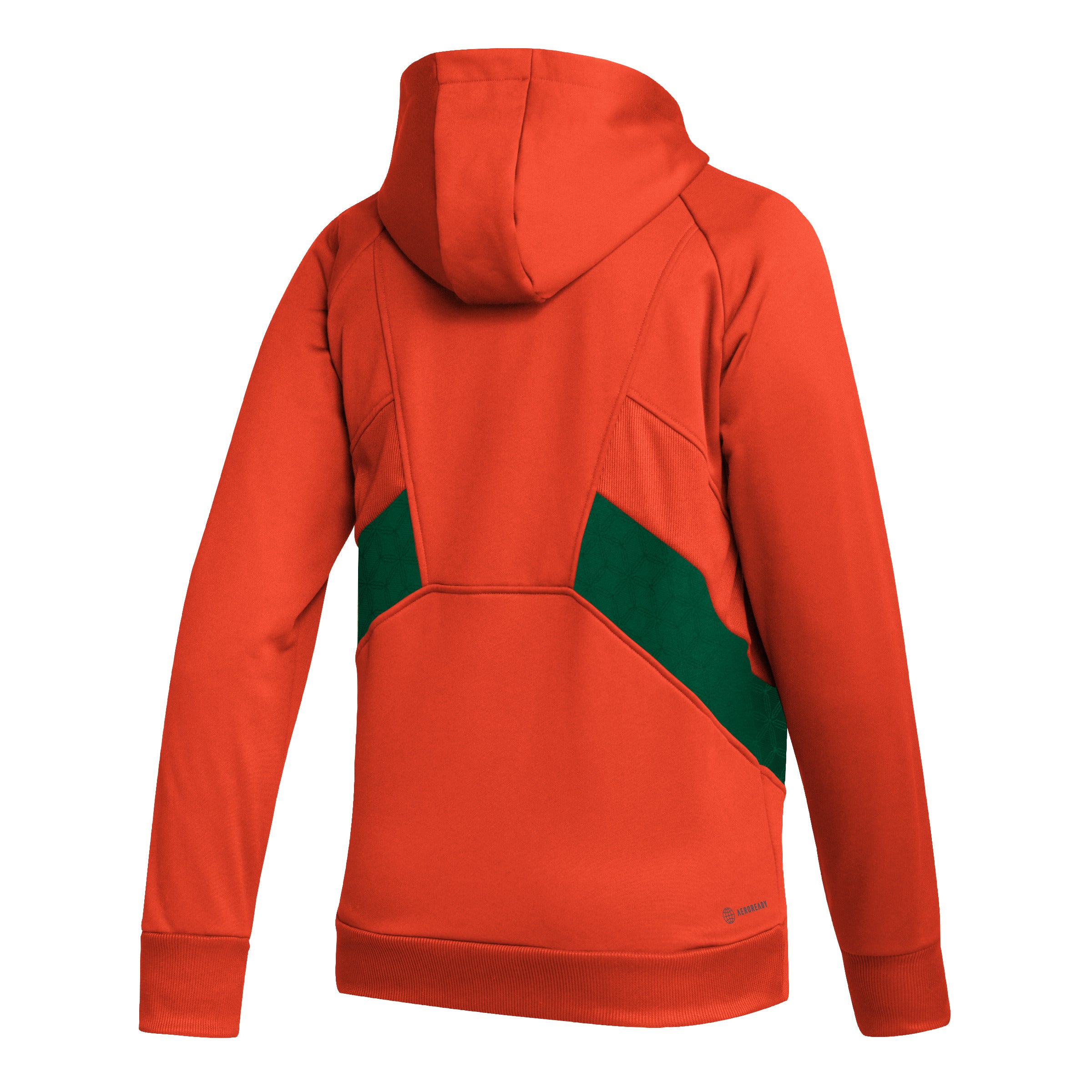 Miami Hurricanes adidas M PU HOODIE CORANG,DRKGRN,NCAAMI IQ0283