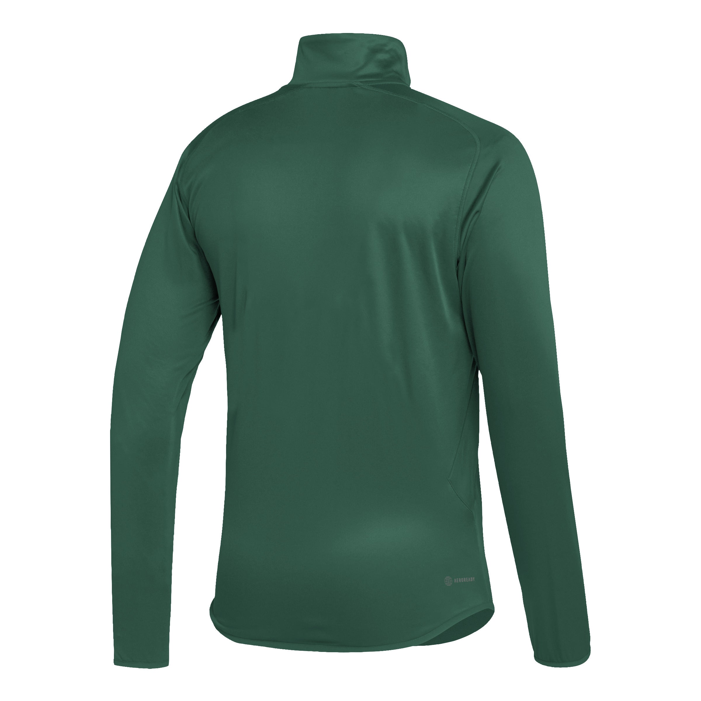 Miami Hurricanes adidas Sideline AEROREADY Half-Zip Top - Green