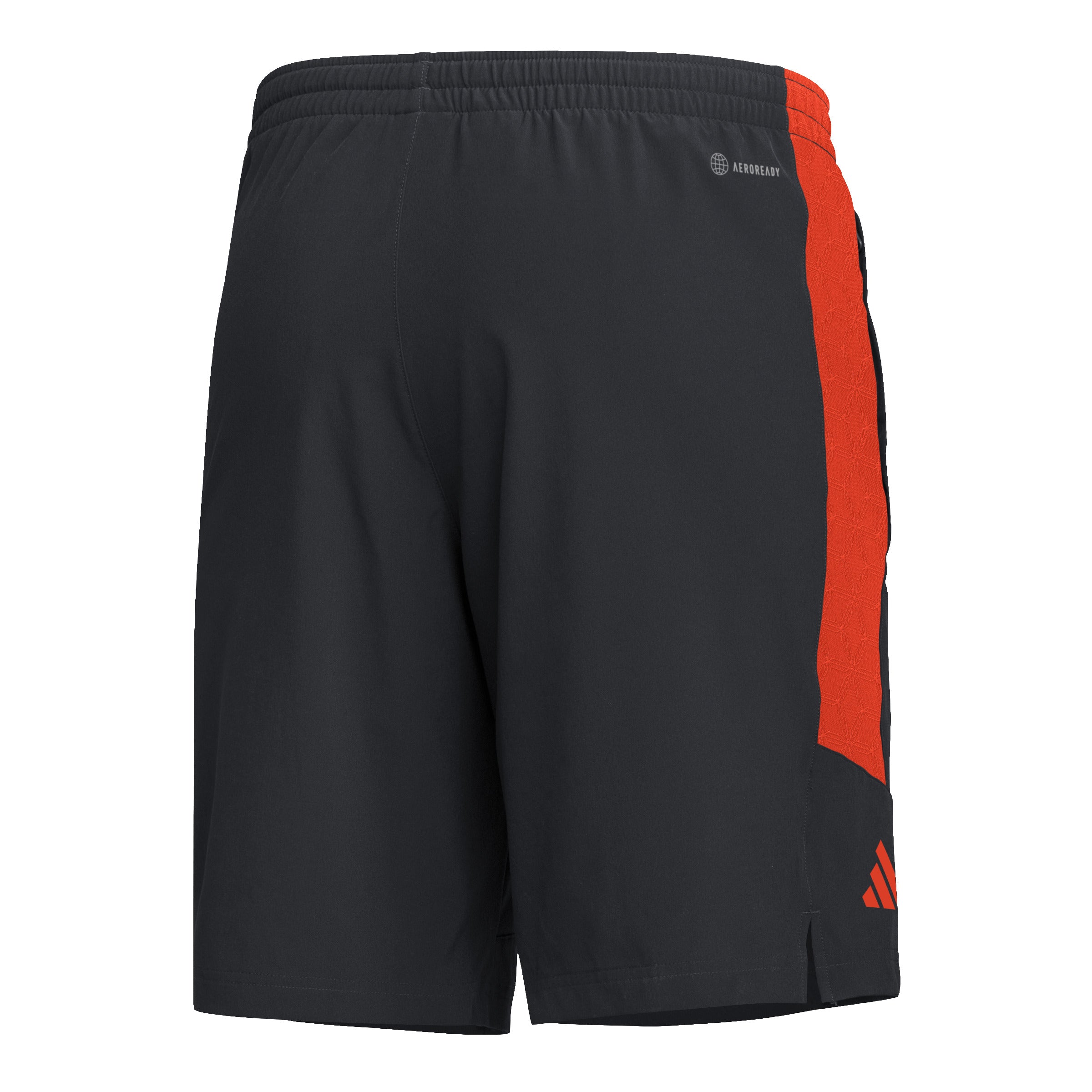 Miami Hurricanes 2023 adidas 9 Inch Woven Aeroready Shorts - Black