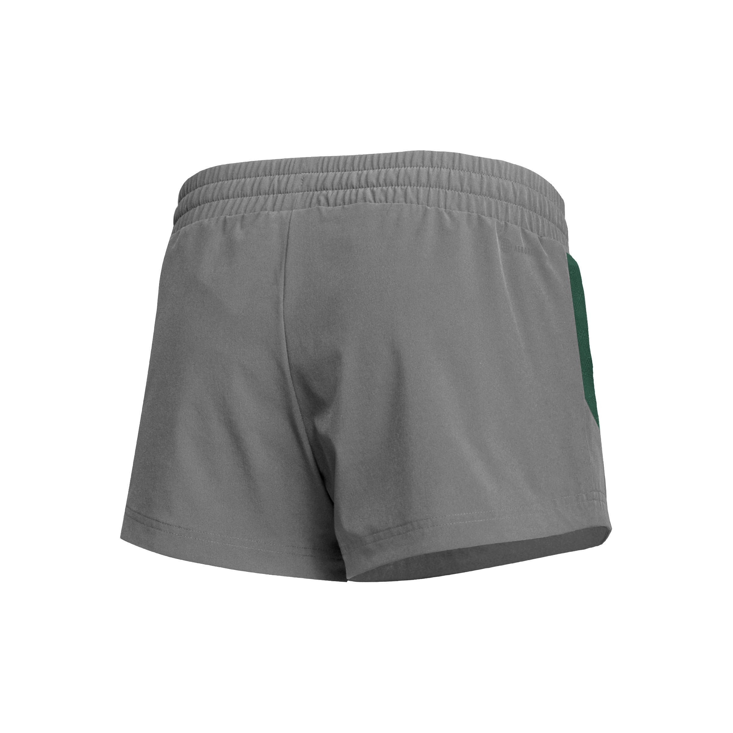 Miami Hurricanes adidas Women's 2023 Sideline Performance Shorts - Grey