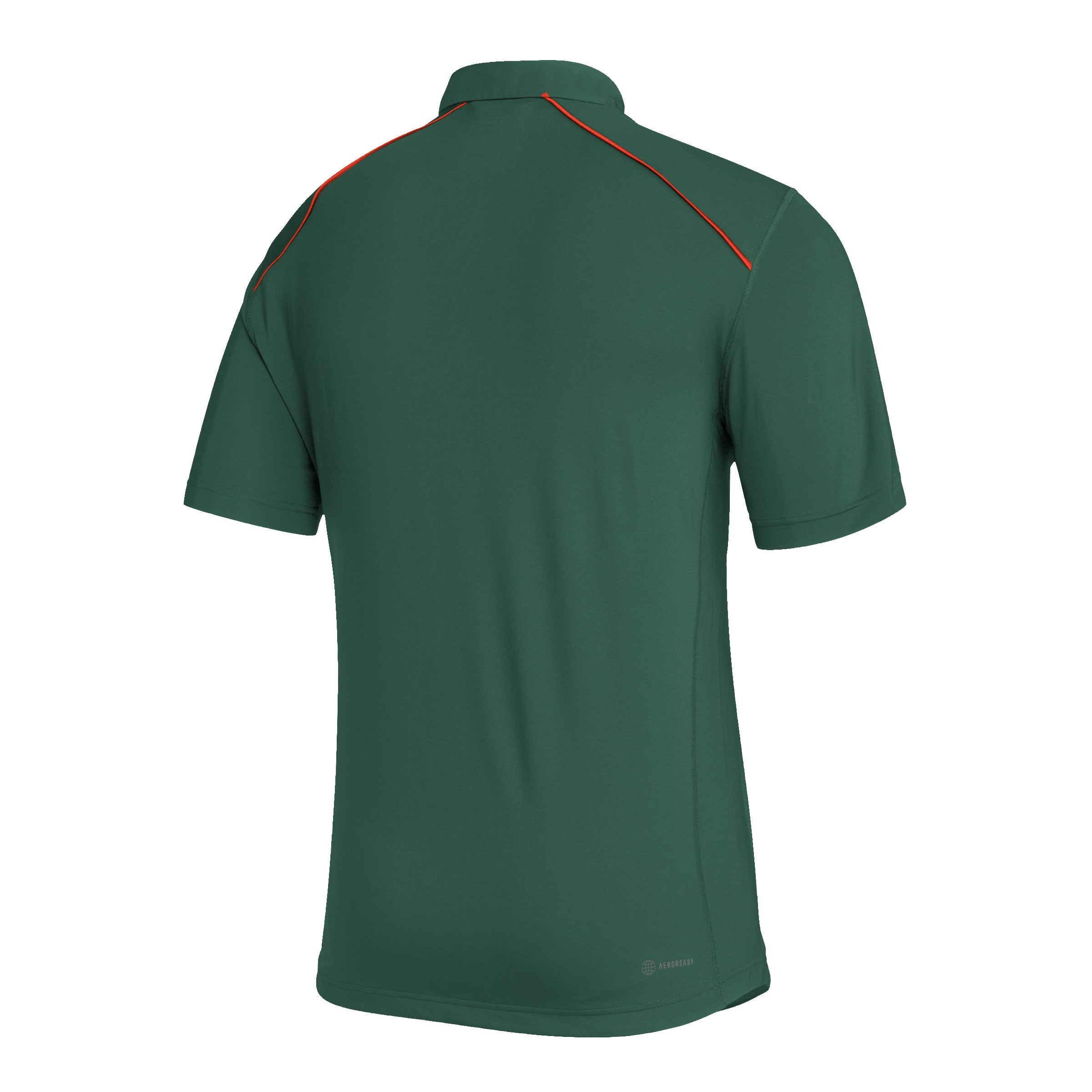 Miami Hurricanes 2023 adidas Coaches AEROREADY Polo - Green
